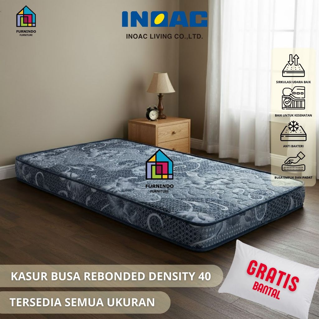 KASUR BUSA REBOUNDED INOAC 90 120 140 160 ASLI MURAH