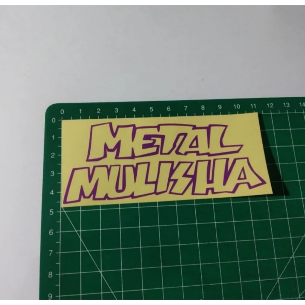 stiker cutting metal mulisha