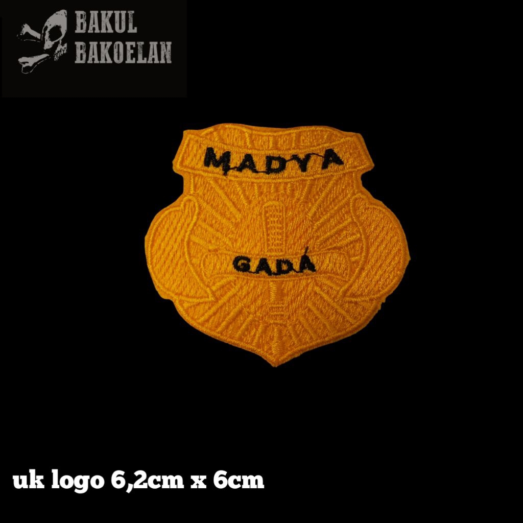 LOGO BED BORDIR GADA MADYA SECURITY/SATPAM