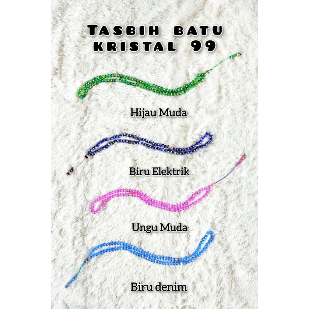 TASBIH 99 BATU KRISTAL