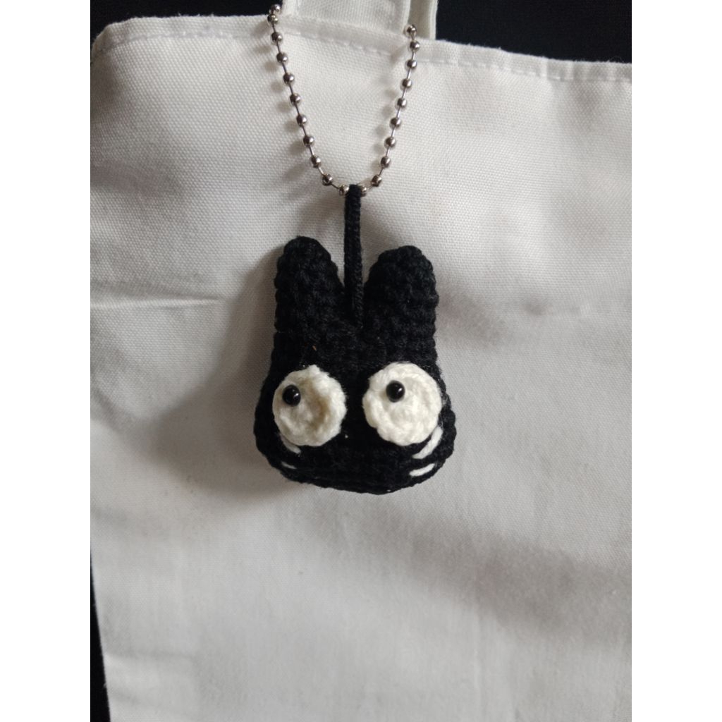 gantungan kunci rajut/jiji(ghibli series)