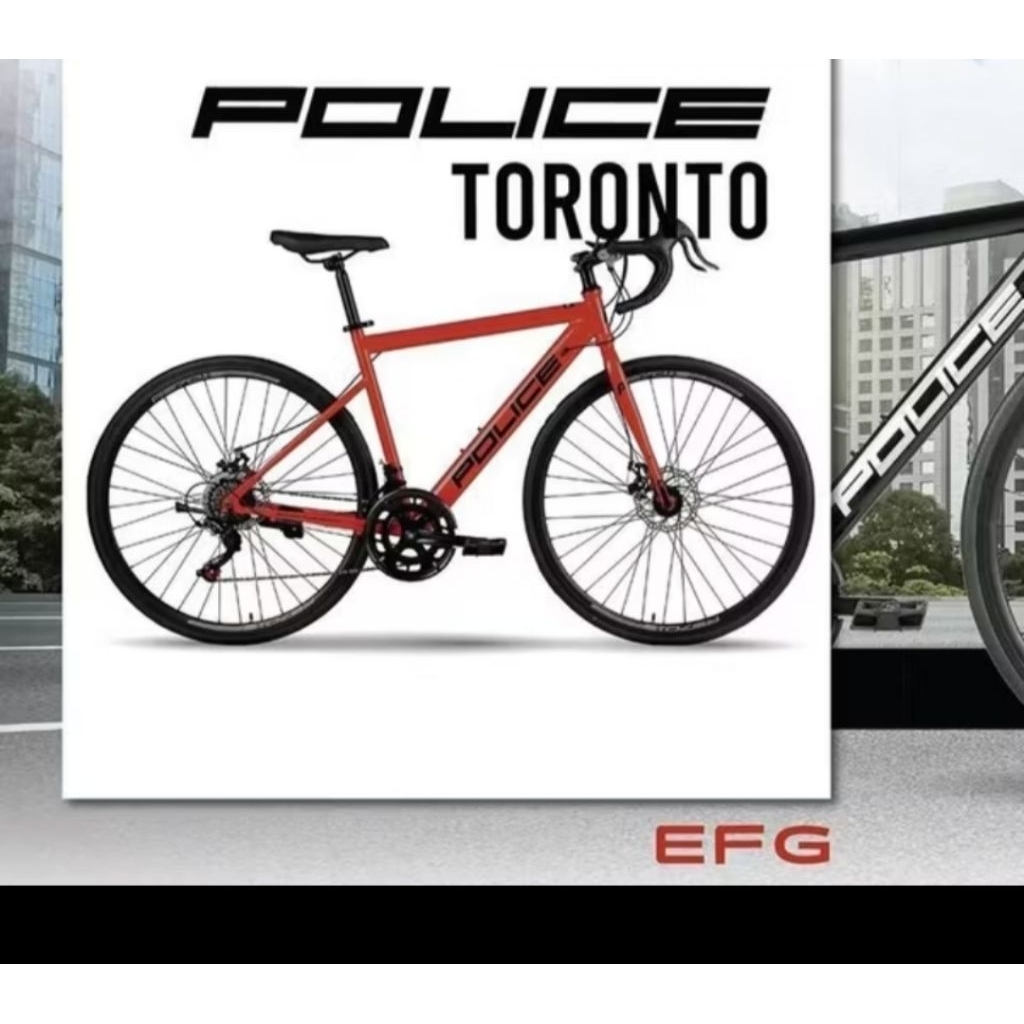 Sepeda Roadbike Element Police Toronto 700C. sepeda balap.