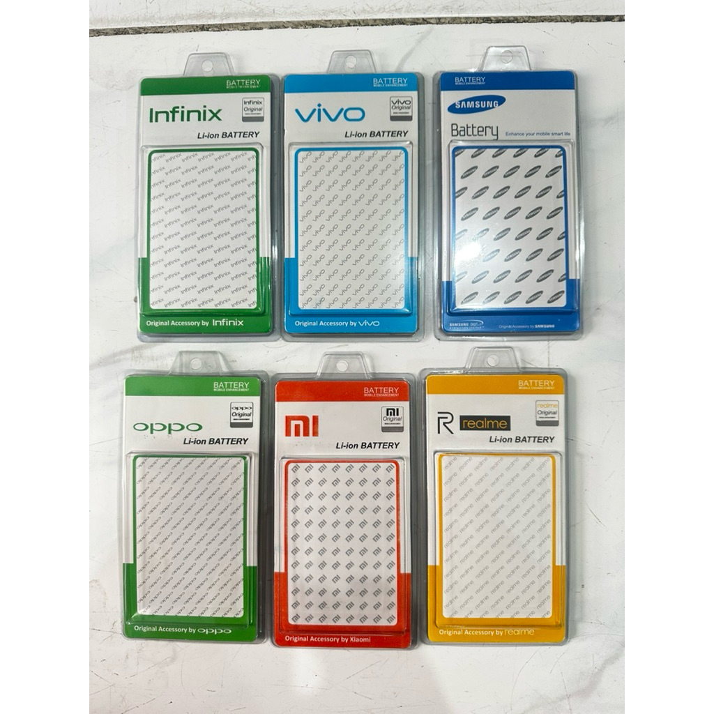 BOX PACKING MIKA BATRE HP HANDPHONE UNTUK PAJANGAN TEMPAT BATERAI HP SEMUA TYPE
