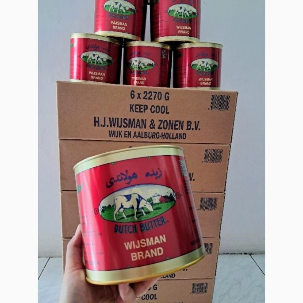WIJSMAN 2270GRAM / BUTTER WISMAN 2270GRAM / WIJSMAN MENTEGA KALENG BUTTER 2270GRAM