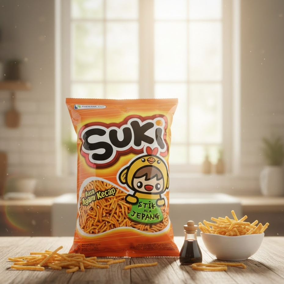 SUKI AYAM KECAP 125GR / CEMILAN MIE SUKI SUKI / SNACK MIE GURIH