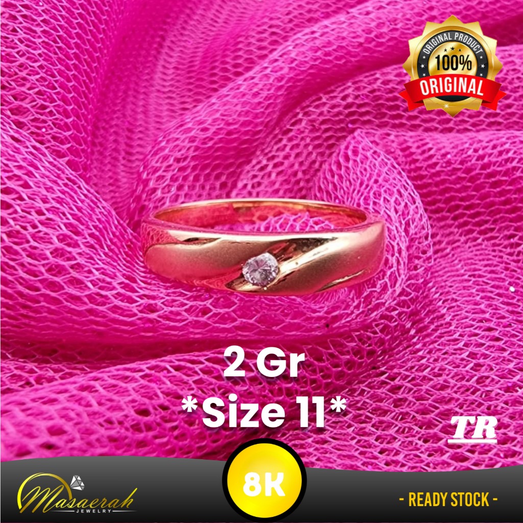 Cincin Emas 8K - Toko Emas Gajah Saerah - 2 Gram 2537