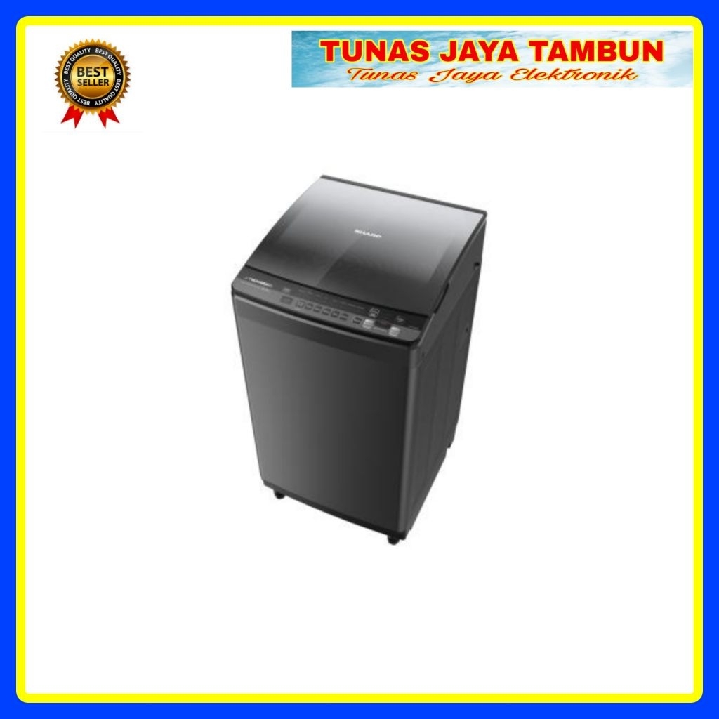 MESIN CUCI SHARP ESM 1050 XT-SA / MESIN CUCI SHARP 1 TABUNG 10.5KG INVERTER / SHARP ES-M1050XT-SA