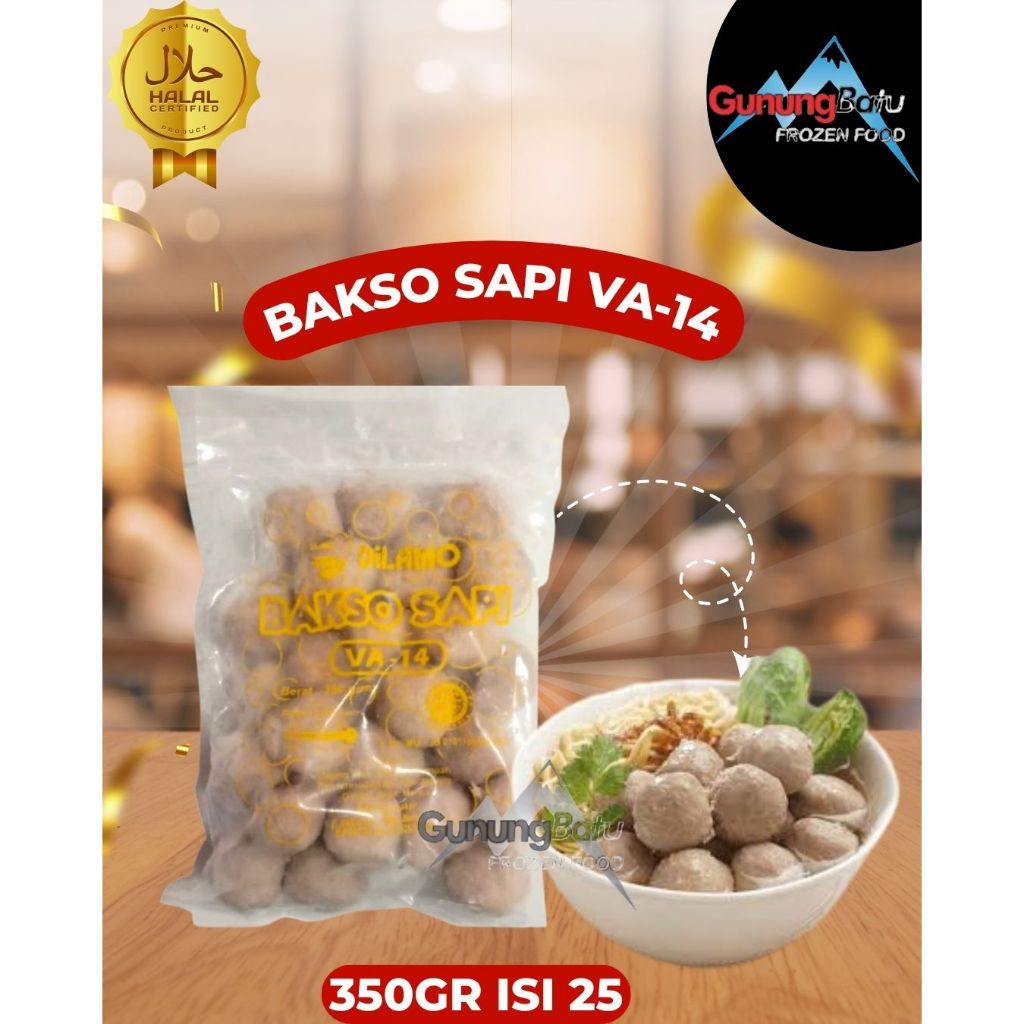 DILAMO BAKSO SAPI VA-14 350GR BASO SAPI