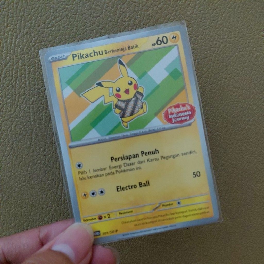 Pikachu batik hijau pesanan Padil