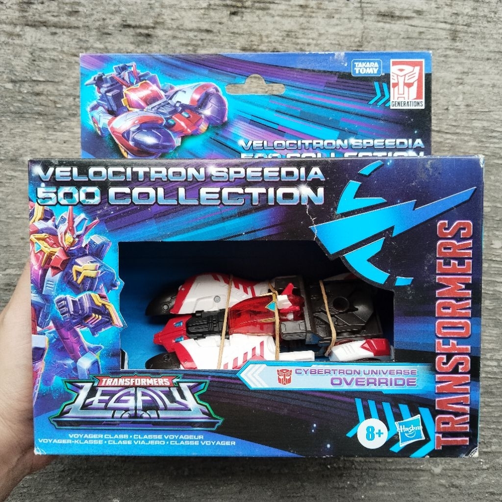 Hasbro Transformers Legacy Velocitron Speedia Override Voyager Class
