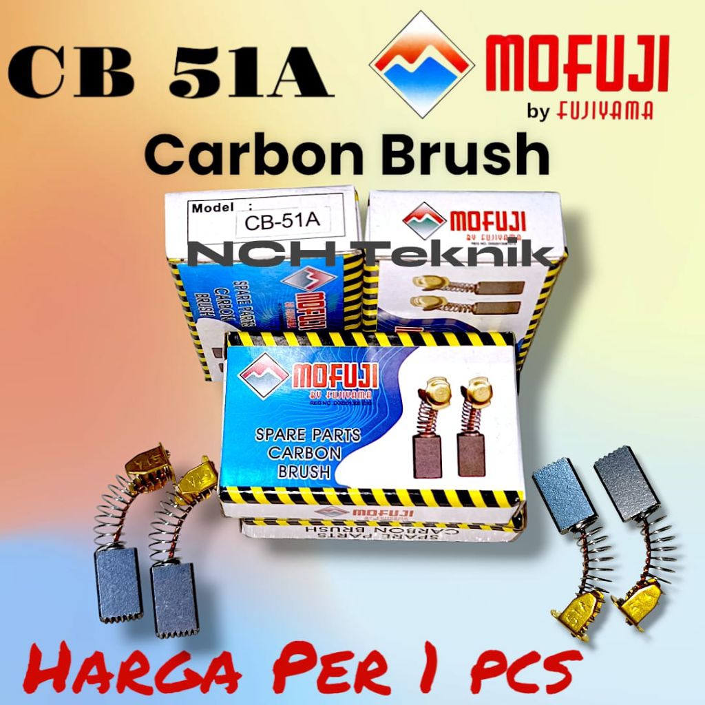 Carbon Brush atau sepul CB 51A Mofuji by Fujiyama Original
