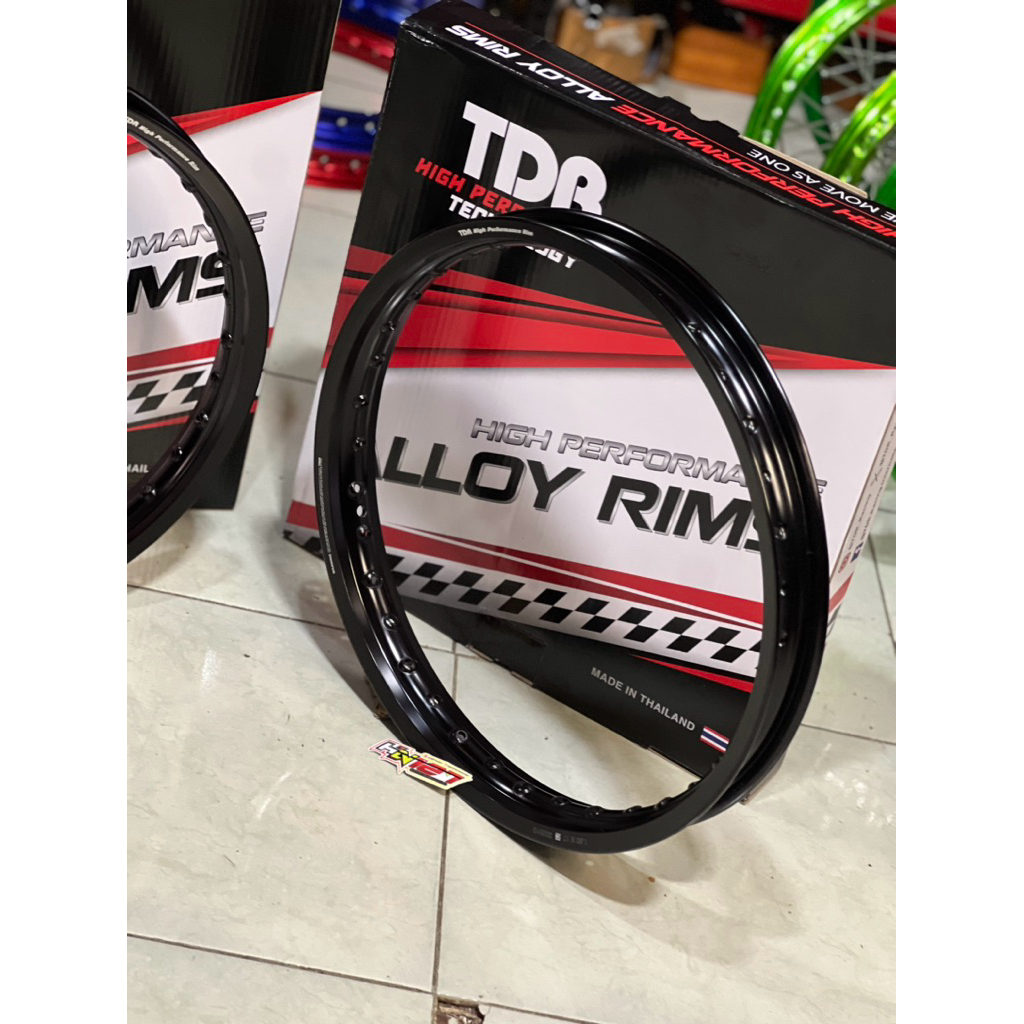 VELG TDR RING 18x160 HITAM GLOSY / VELG RING 18 AG STYLE TDR RACING