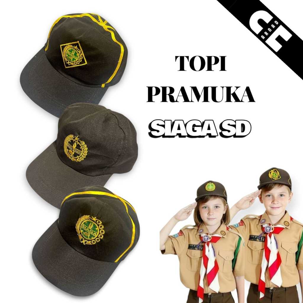 Topi Pramuka Siaga SD Laki Perempuan