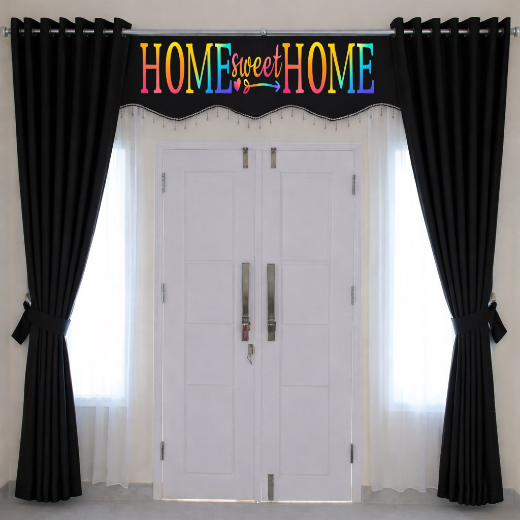 gorden smokring poni home sweet home harga 1 set cocok buat decorasi rumah supaya lebih cantik menar