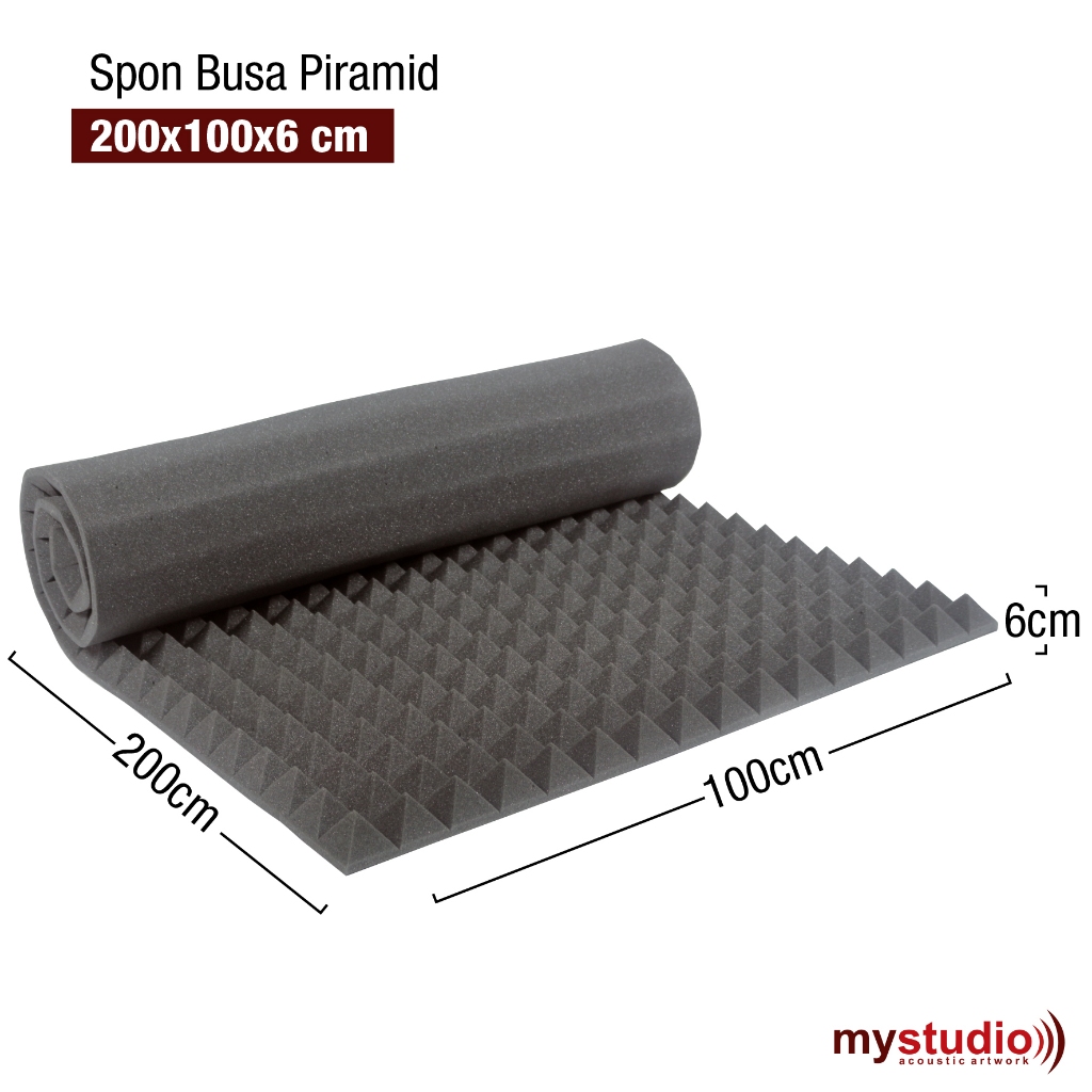 Busa Peredam Pyramid | Busa Akustik Piramid | Foam Piramid