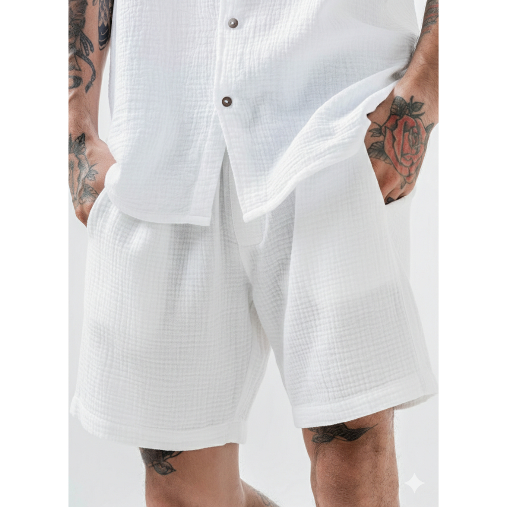 BLOOD + BONE - Krooked Short - White