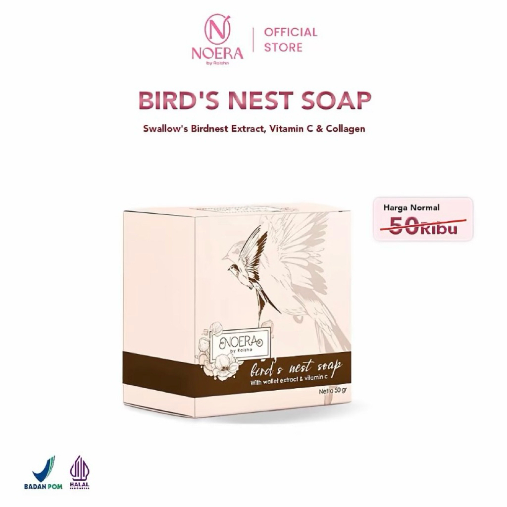 [100% ORI] Noera Birds Nest Soap Sabun Extra Sarang Burung Walet