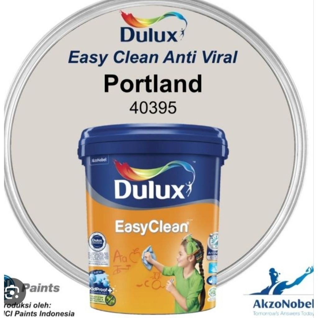 easyclean portland 40395 cat tembok dinding dulux easy clean custom made order 2,5 lt 2,5ltbcat temb
