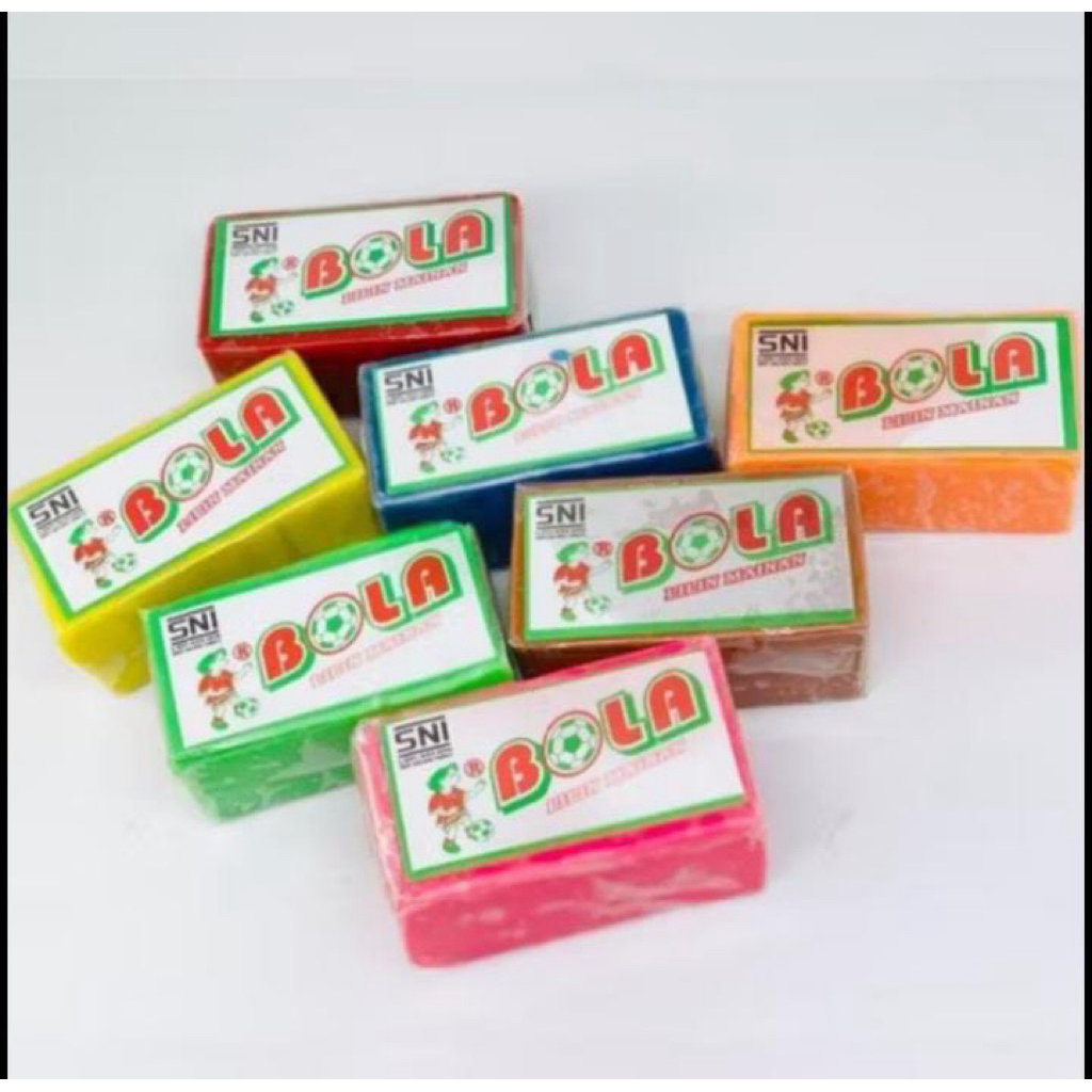 LILIN PLASTISIN JUMBO MEREK BOLA/ LILIN MAINAN ANAK BESAR