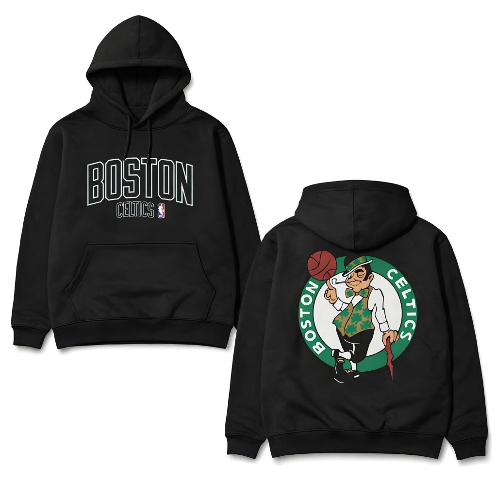 Jaket Boston Celtics Sweater Hoodie Basket Boston Celtics Cotton Fleece