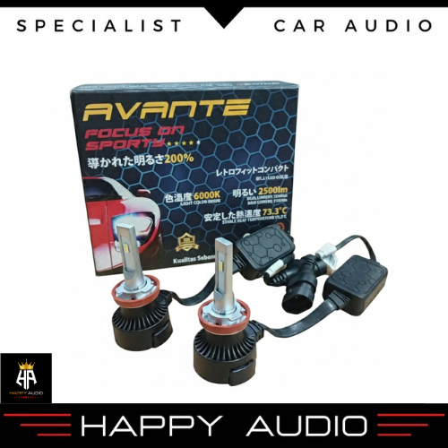 Bohlam Lampu LED Terang dan Fokus ORIOS AVANTE H11 6000K