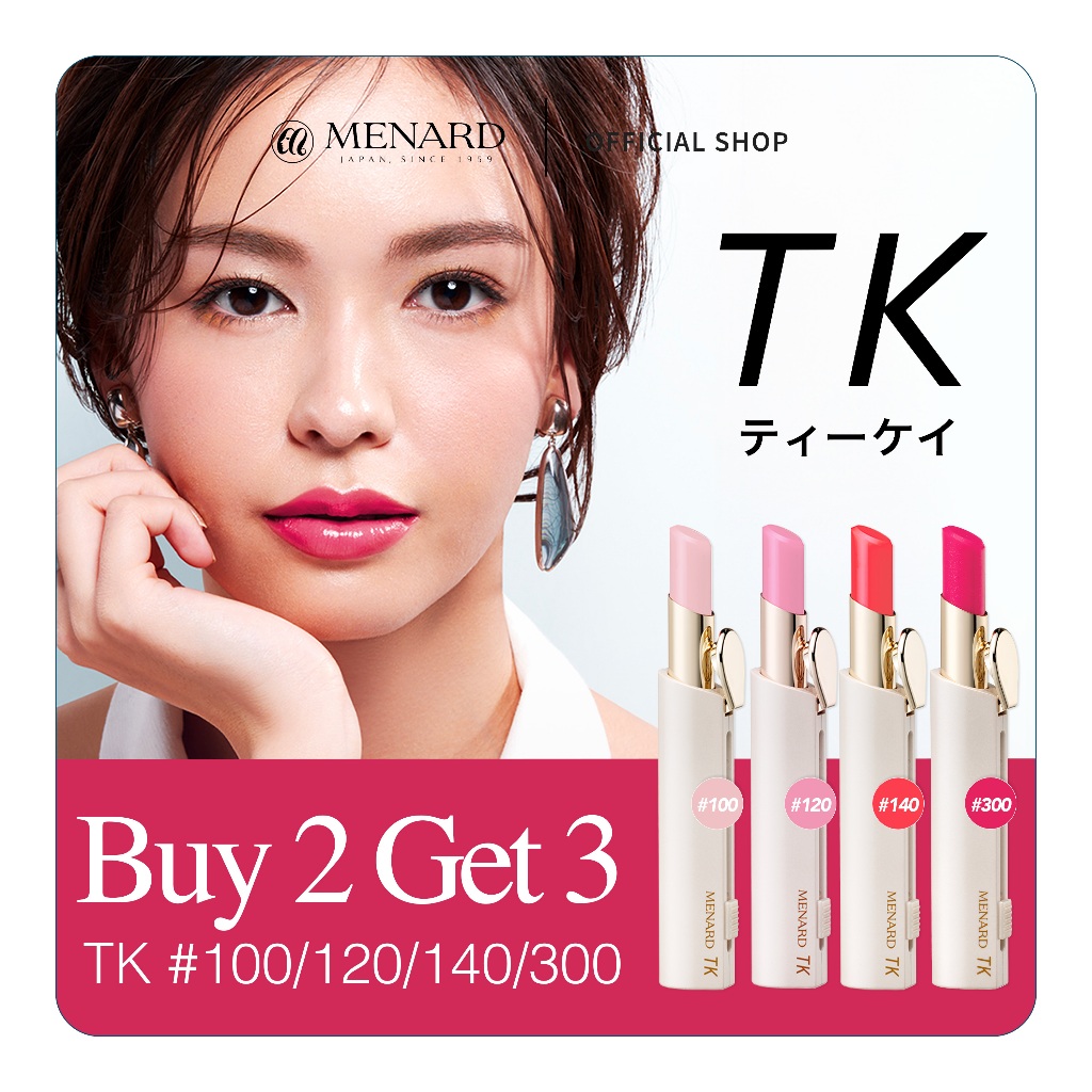 MENARD TK LIPSTICK BUY 2 GET 3 - SPECIAL PACKAGE