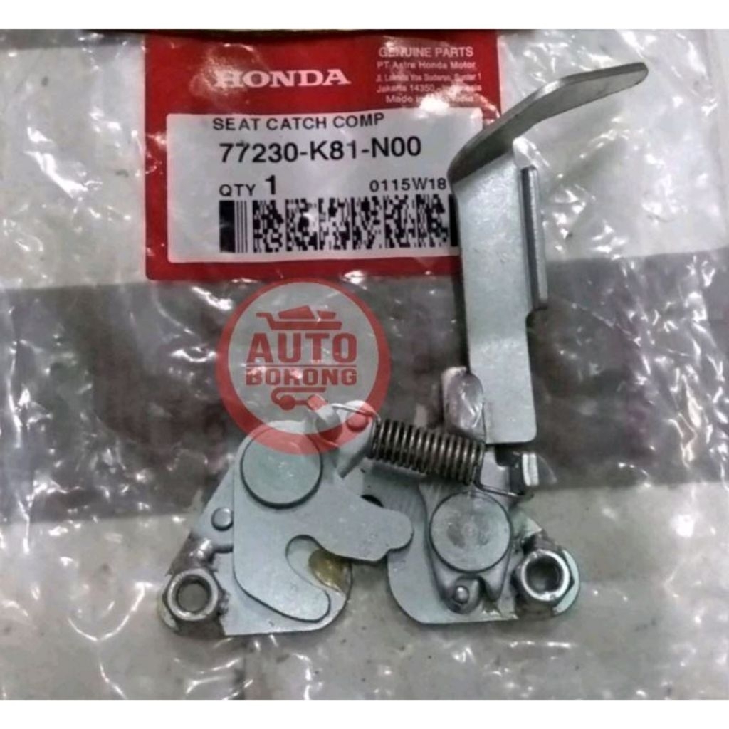 Dudukan Kunci Jok Beat Esp Beat Street 2016 2017 Honda Original Genuine Part
