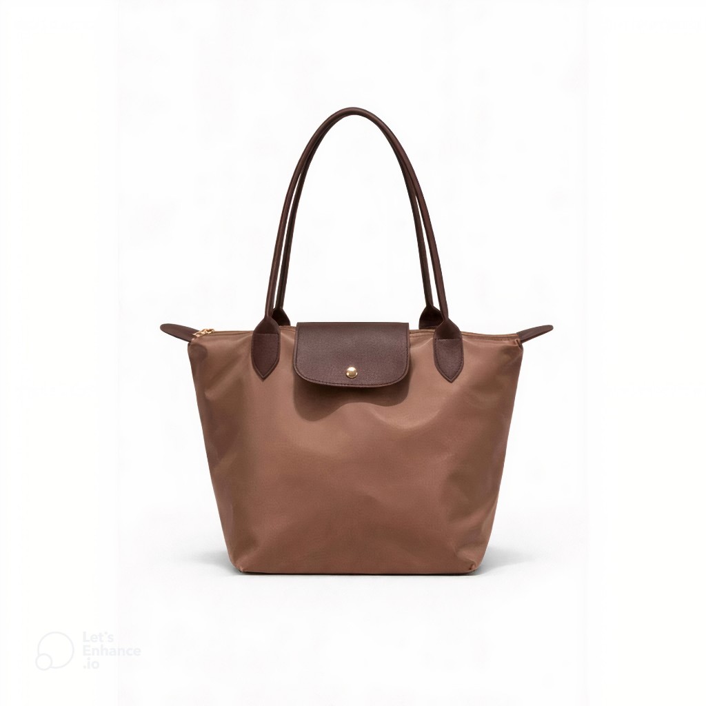 Emira Tote Bag Tas Fashion Wanita Impor Kuat Ringan Kualitas Baik Dengan Kancing Resleting Muat Lapt
