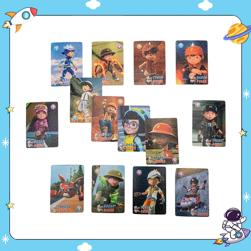 CongraAZT Mainan PAKET  NEW 2026 DG TRADING CARD MAINAN KARTU KOLEKSI ANAK BOBOIBOY GALAXY/1 RENCENG