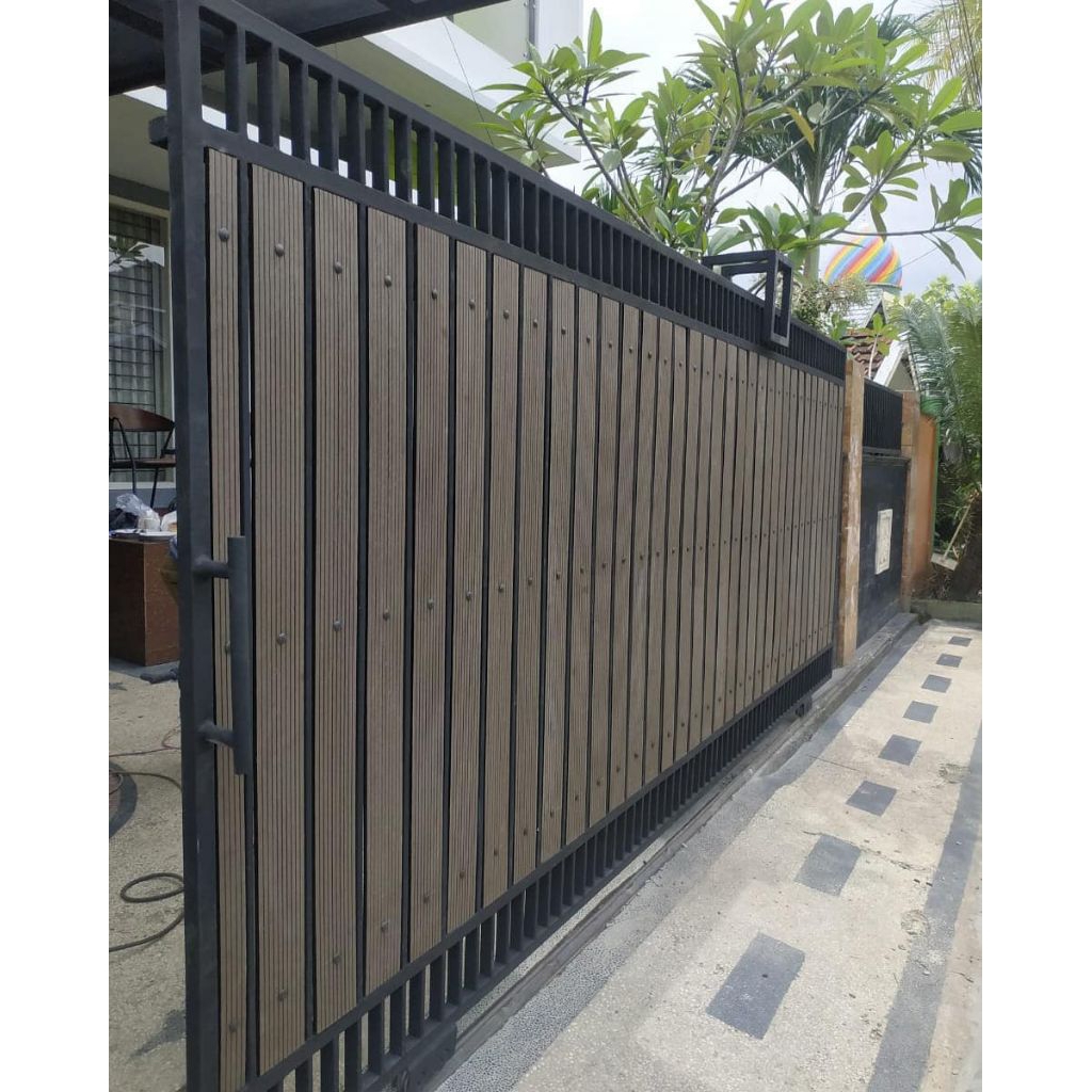 Pintu pagar GRC sleding/geser