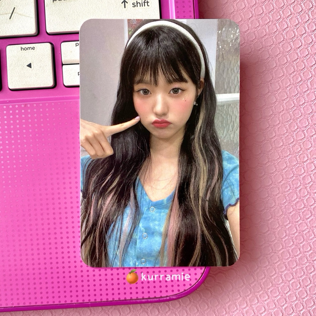 wts wonyoung official photocard era izone oneiric diary pc wony poni od tuspi bando putih