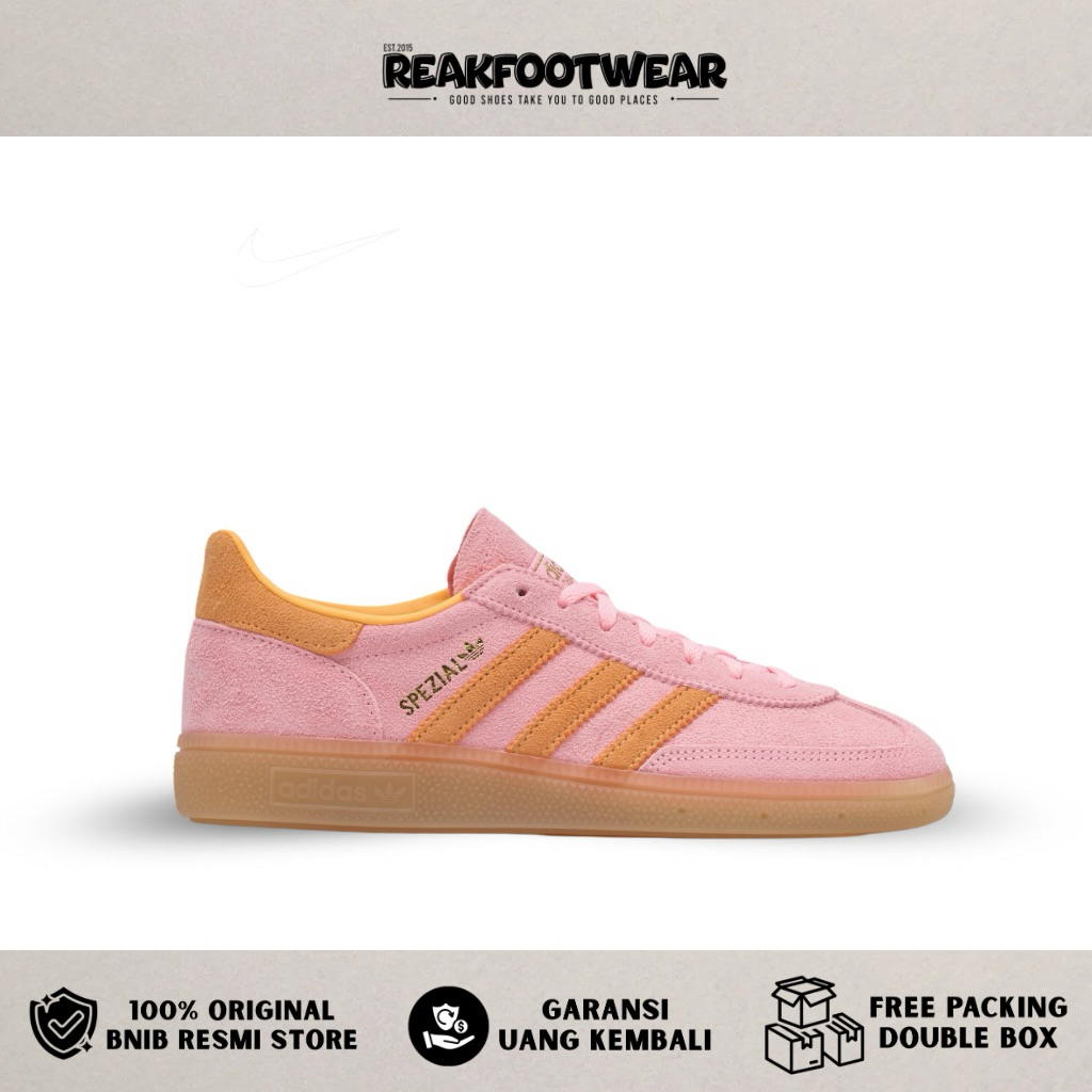 Adidas Handball Spezial Glow Pink Flash Orange 100% Authentic - JR3606