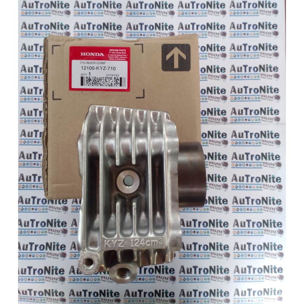 Blok Boring Piston Cylinder Comp 12100-KYZ-710 Original Honda Blade Supra X 125 Helm-in FI 12100KYZ7