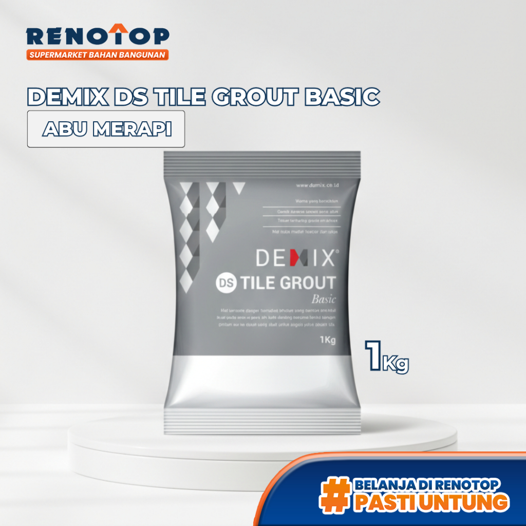 Semen Nat DEMIX DS Tile Grout Basic 1KG Pengisi Nat Keramik & Granite