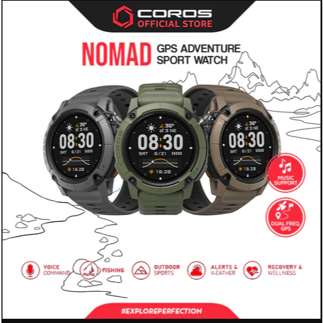 Coros Nomad GPS Jam Tangan Petualangan Dengan Voice Command