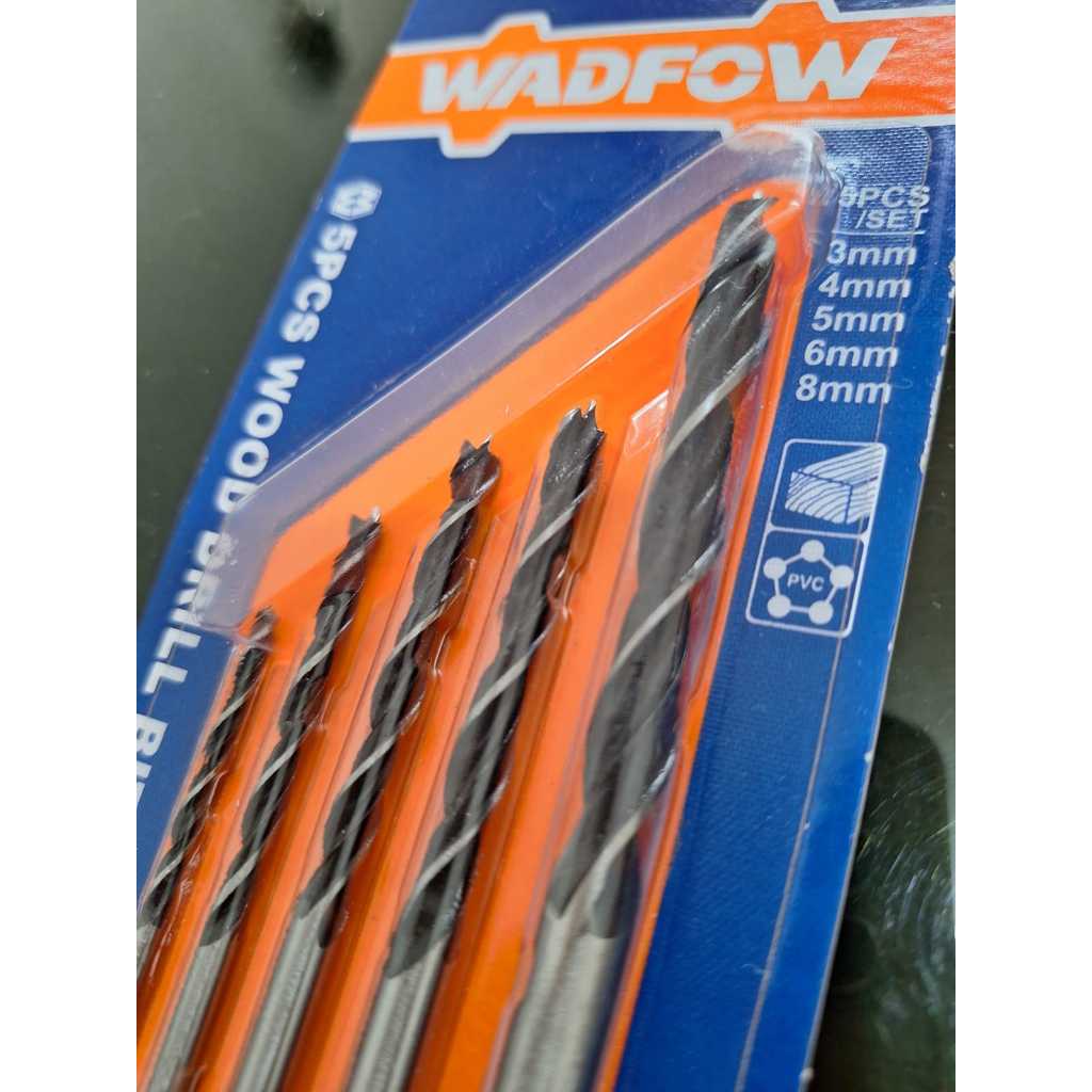Mata Bor Kayu Set 5 Pcs Wood Drill Bit 3-8mm / Mata Bor Kayu GROSIR ECER MEDAN