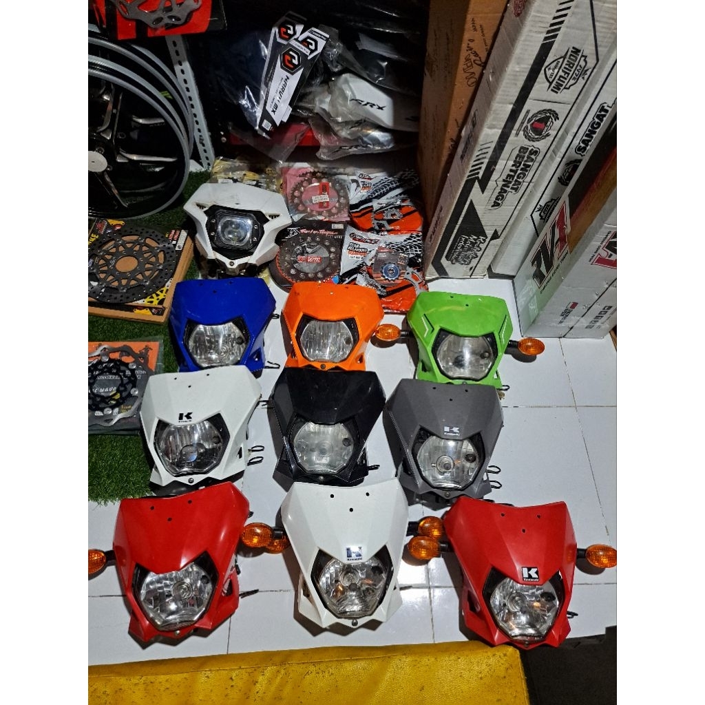 headlamp original klx bf/dt new original copotan.motor