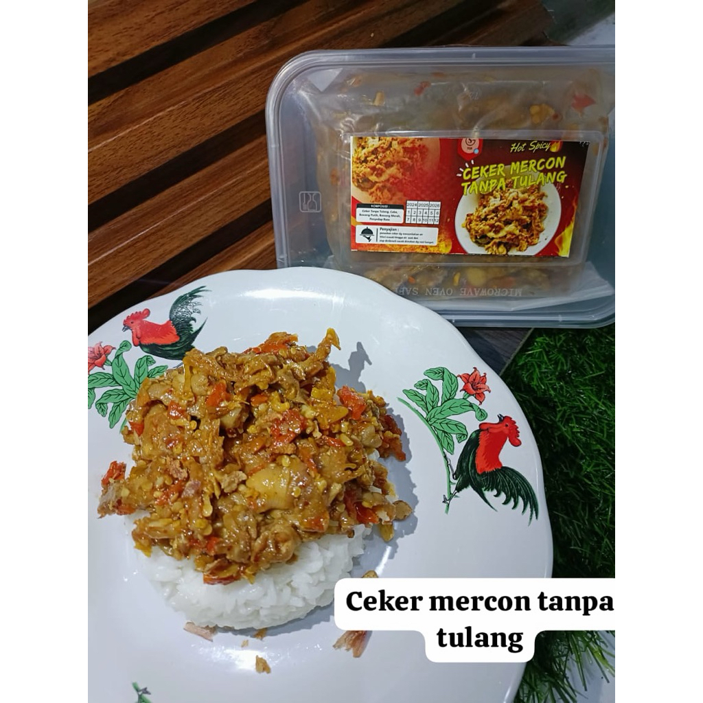ceker mercon tanpa tulang
