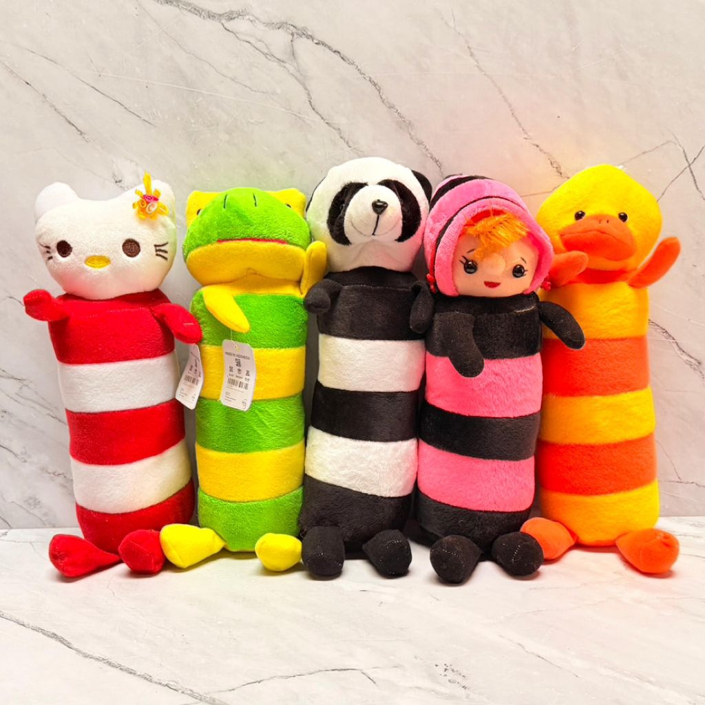 Boneka Guling Karakter / Boneka Guling Mini / Boneka Guling Karakter Lucu