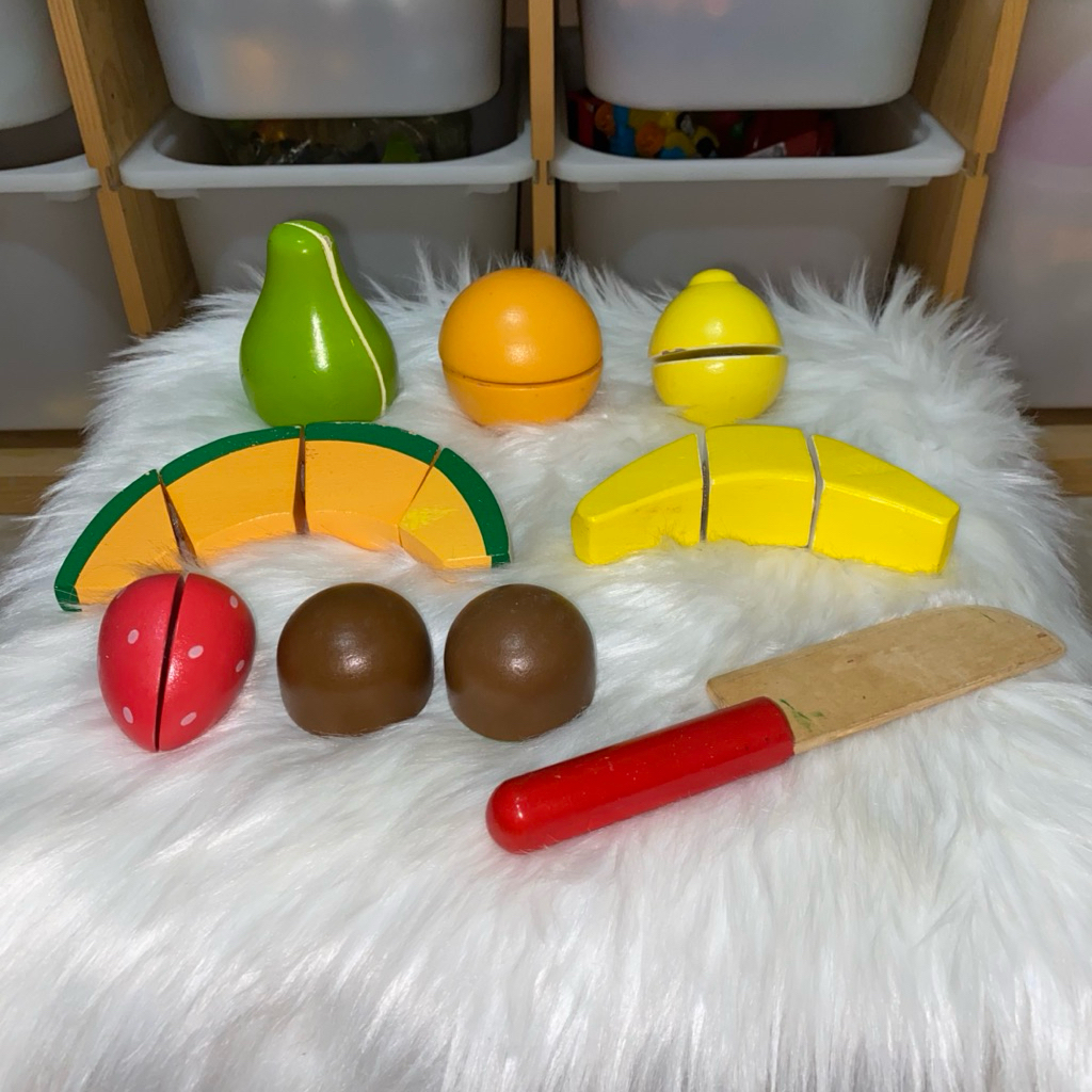 Melissa and Doug Cutting Fruits and Vegetables - Mainan Buah Potong Melissa And Doug