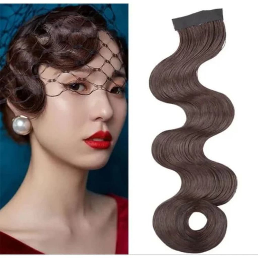 Toupee poni bergelombang 1 pcs Hairclip poni sanghai poni sanghai poni Chinese