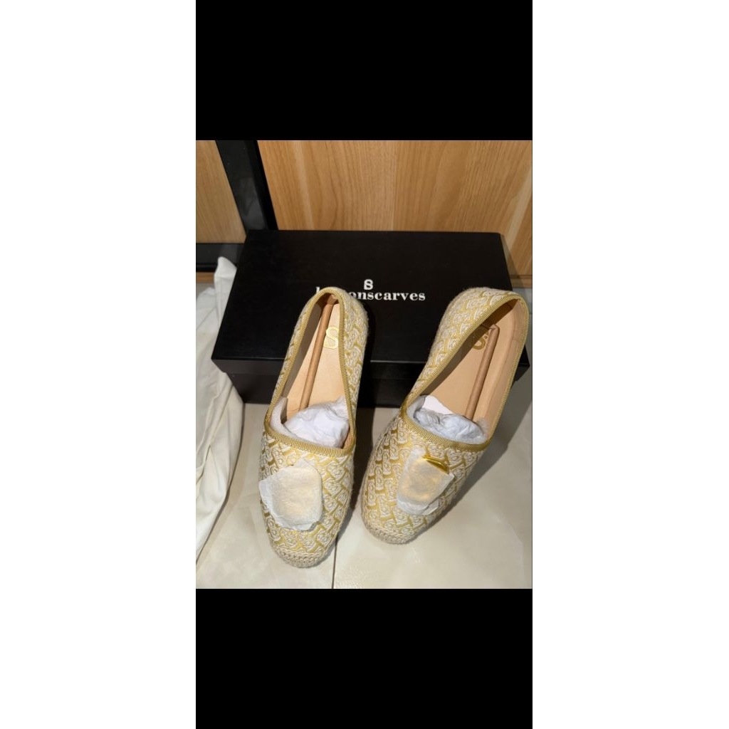 sepatu buttonscarves bimu espadrilles