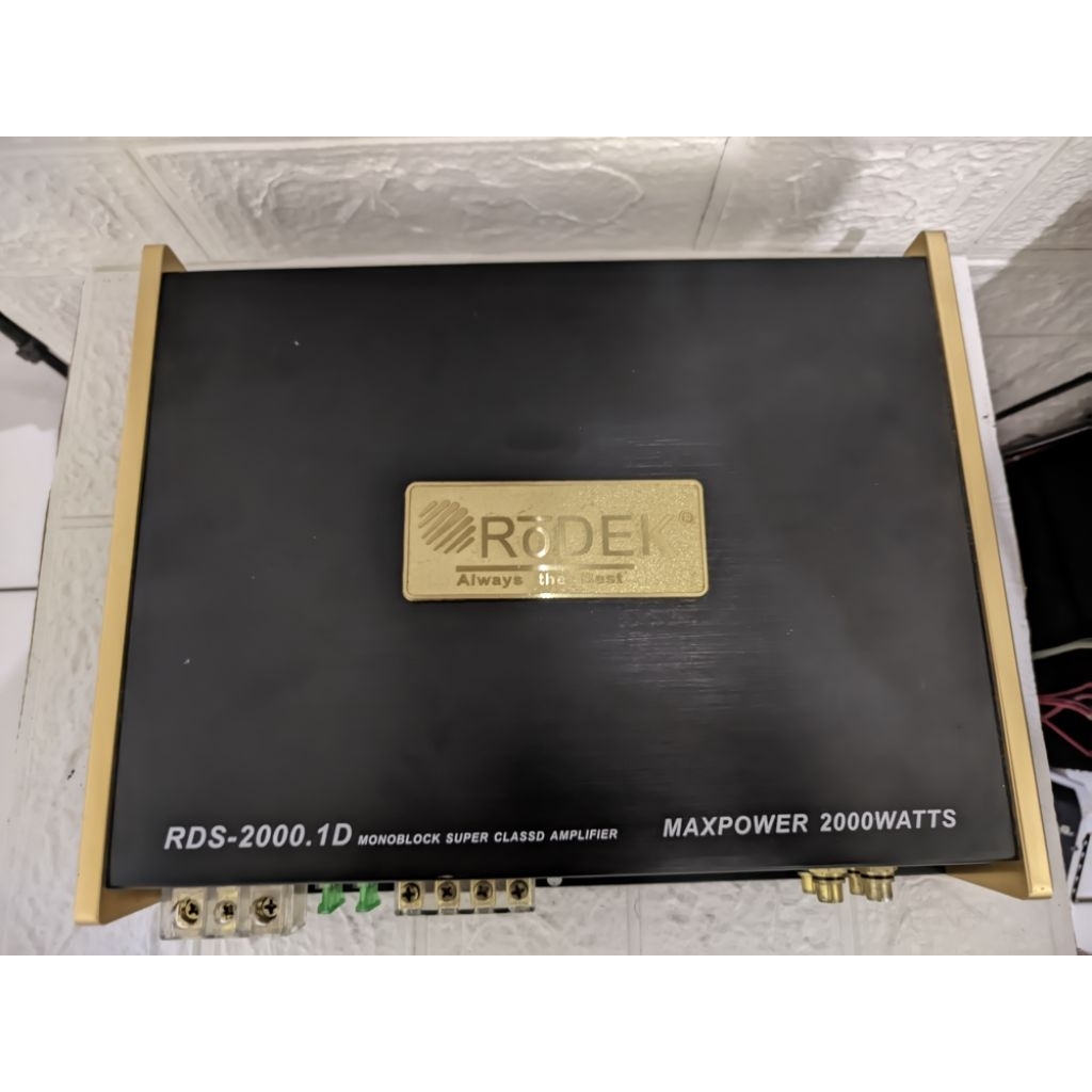 POWER AMPLIFIER MONOBLOCK 4CHANEL RODEK RDS-2000.1D