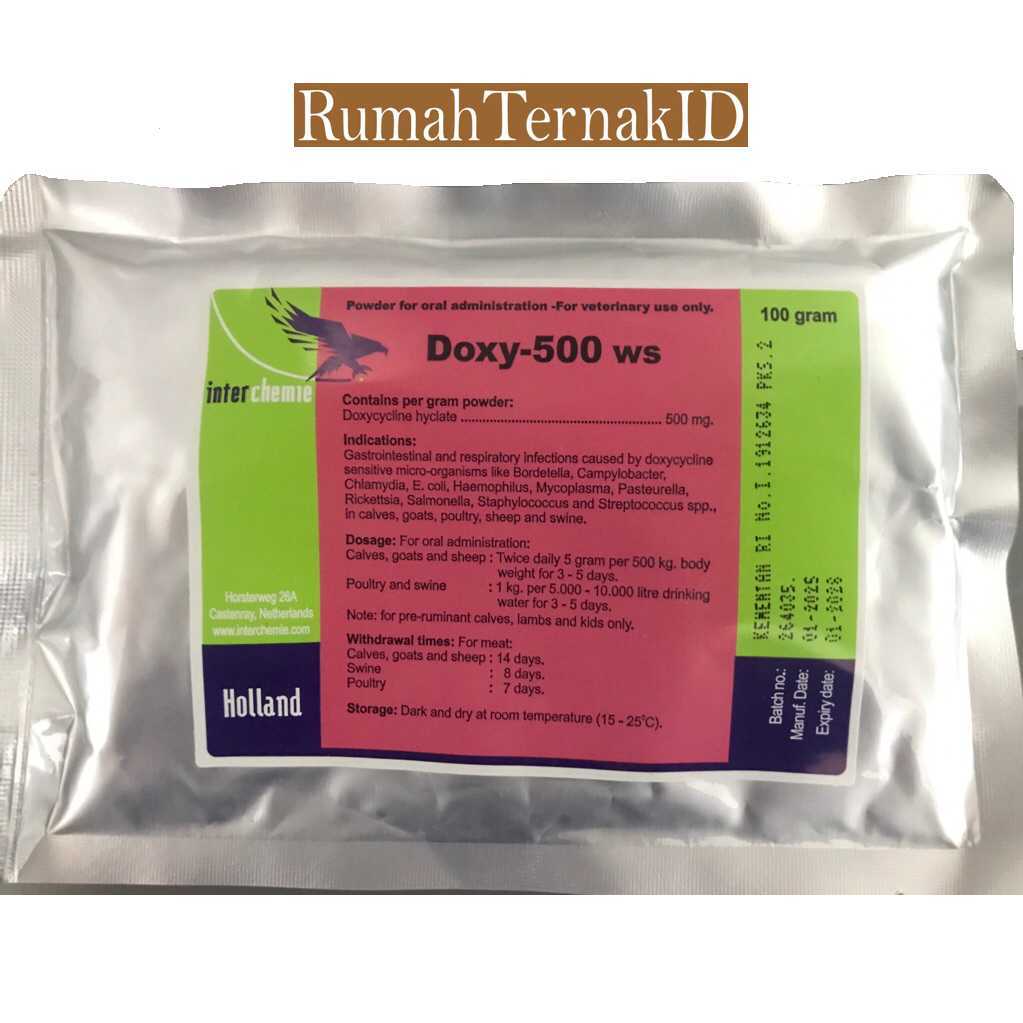 Doxy-500 ws 100 gr | Doxycycline Obat CRD kompleks