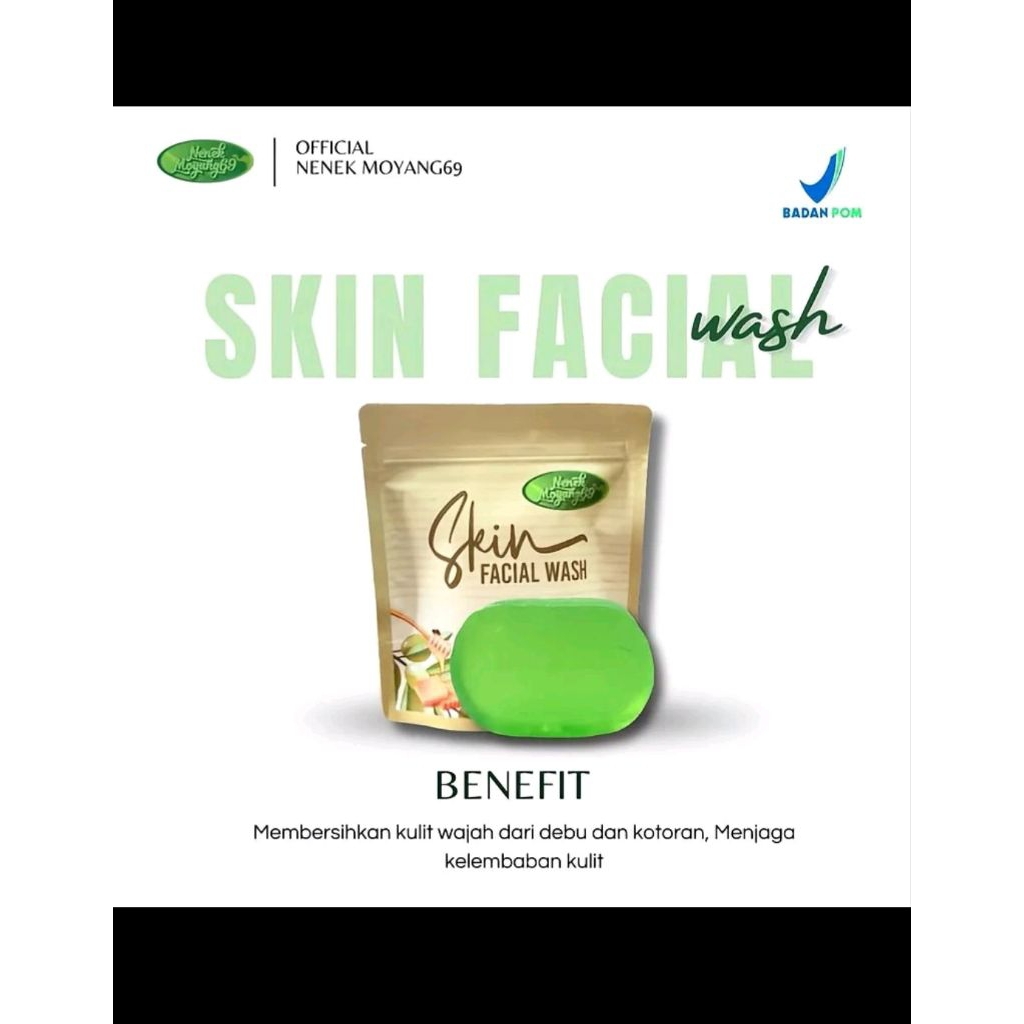 sabun wajah nenek moyang 69 skin facial wash