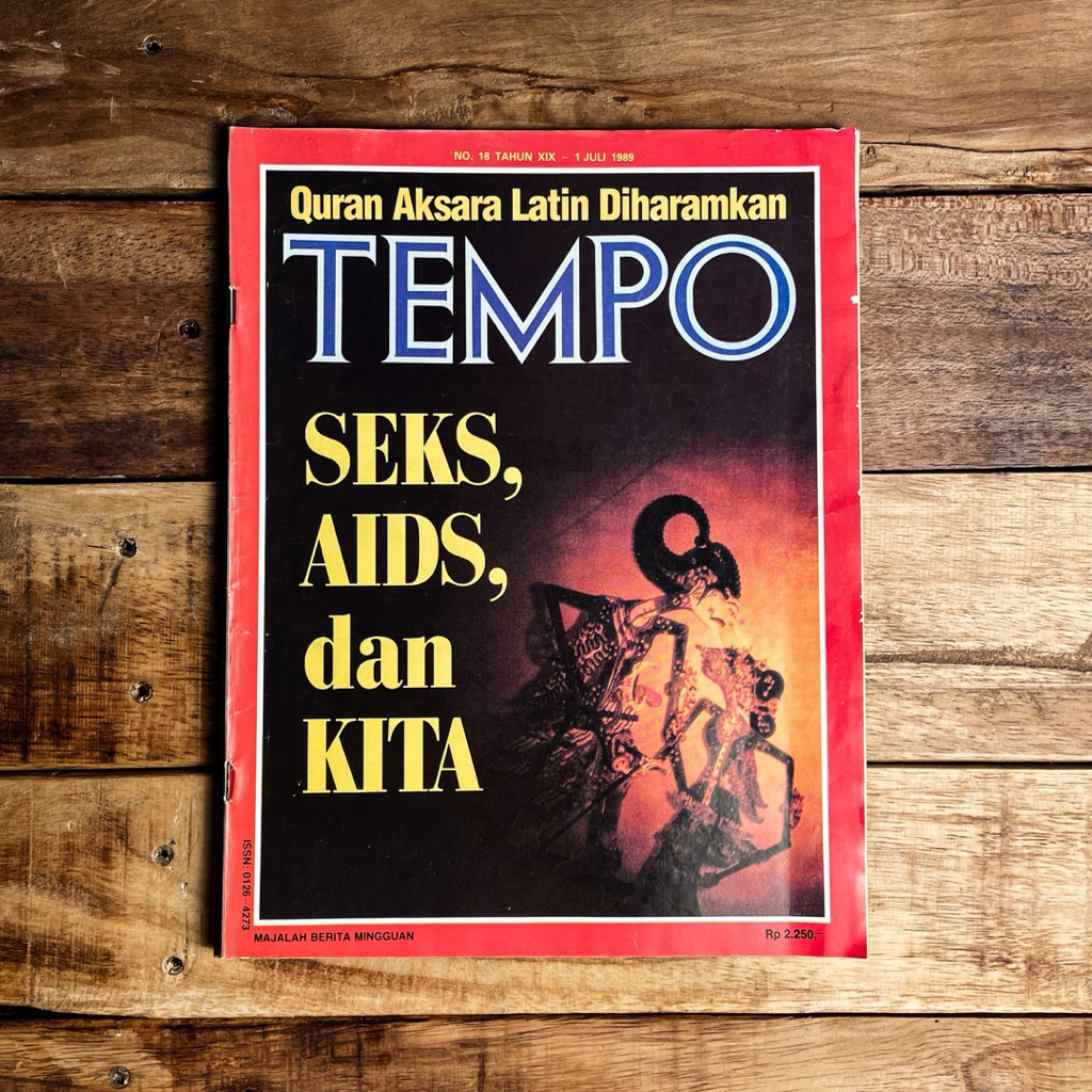 Majalah Berita Mingguan Tempo Edisi No. 18 Tahun XIX 1 Juli 1989 Seks, Aids, dan Kita | Quran Aksara