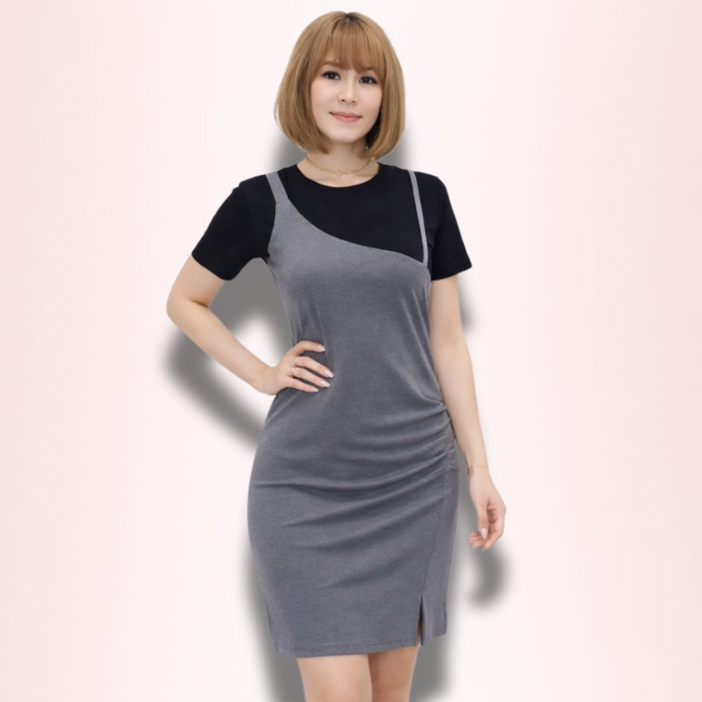 Dress Hj Kombinasi Warna 5444 (BKK)