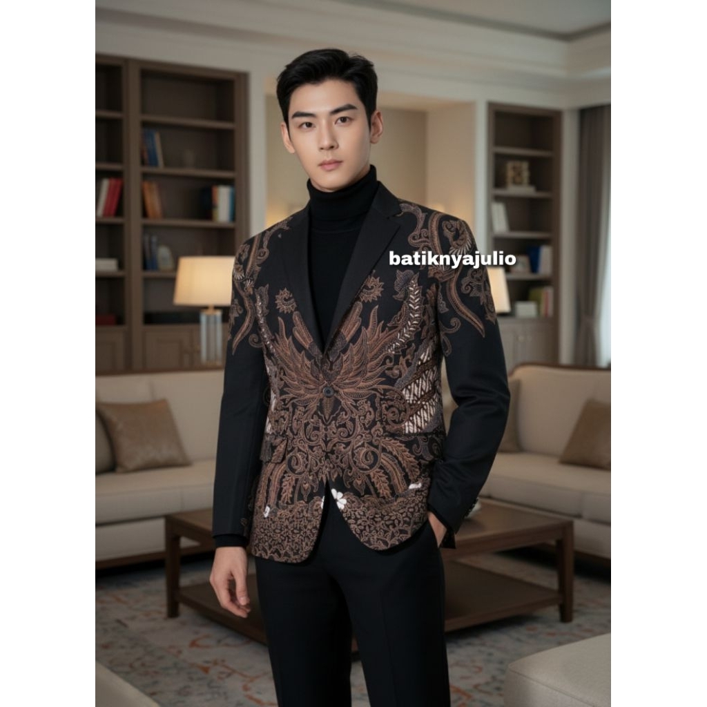 jas batik pria blazer batik pria exclusive premium elegan limited stok batiknyajulio 3