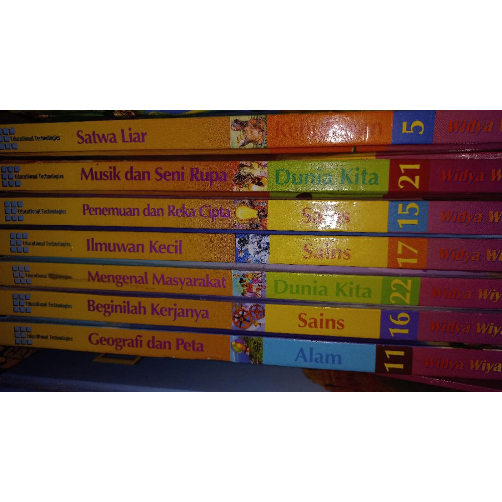 second terawat preloved like new buku anak murah widya wiyata pertama WWP