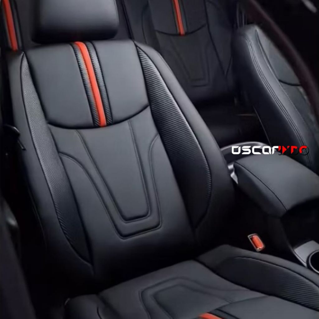 sarung jok mobil Avanza Xenia Veloz 2016 - 2021 full 3 baris bahan Oscar